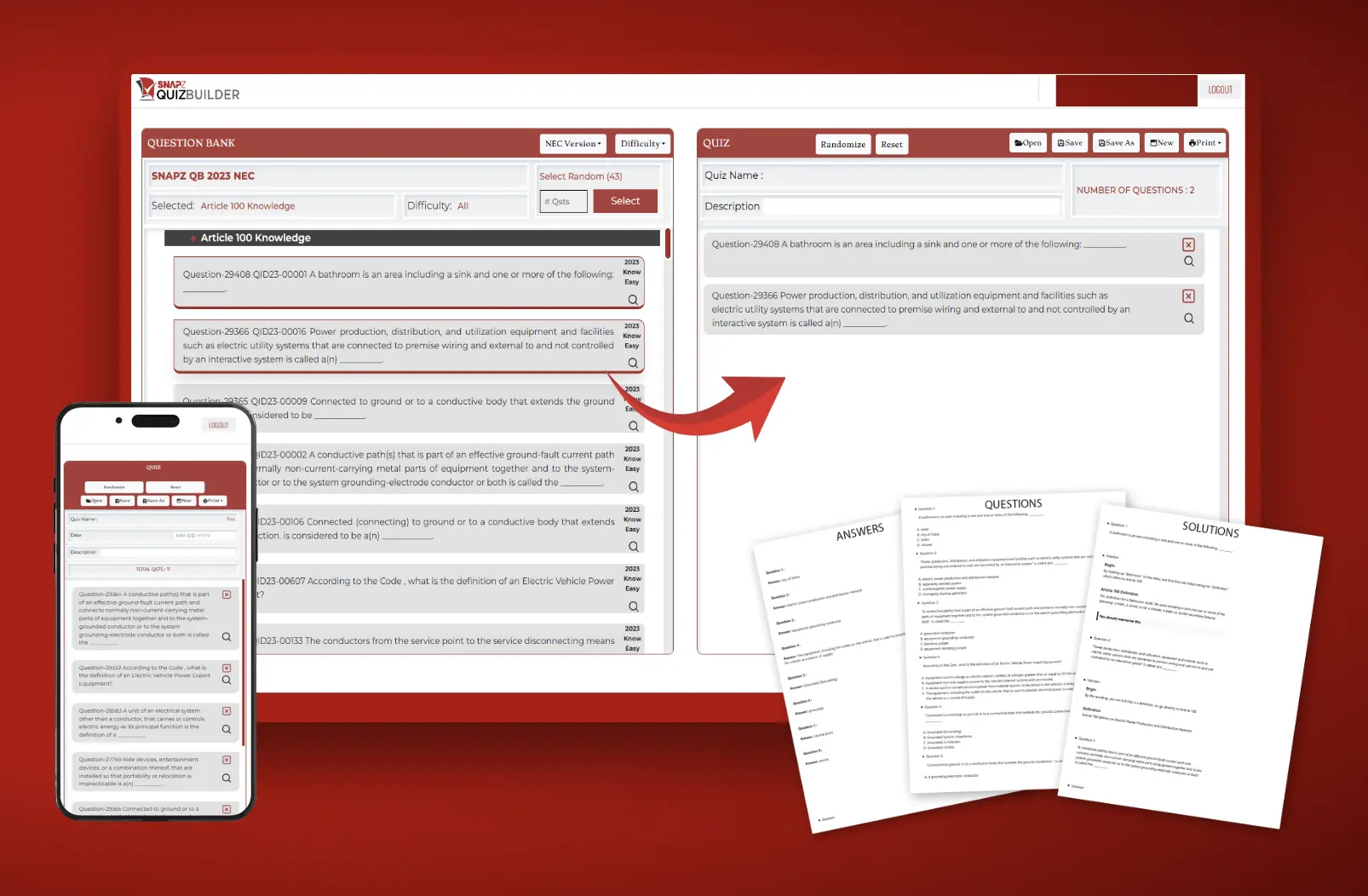 Snapz Quiz Print MERN Stack Project - Development Journey from Concept to Launch